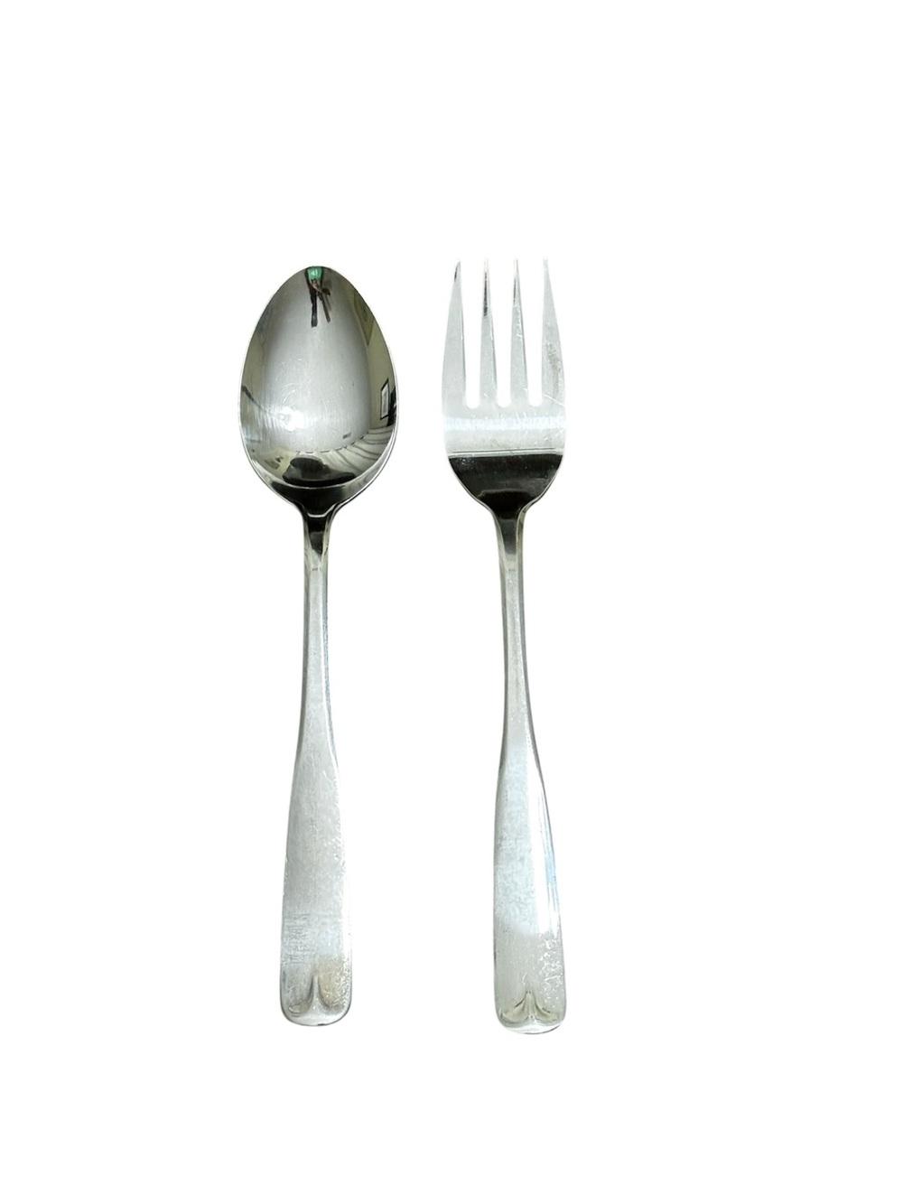 Northland Fort Scott Stainless Korea Serving Spoon and Fork.